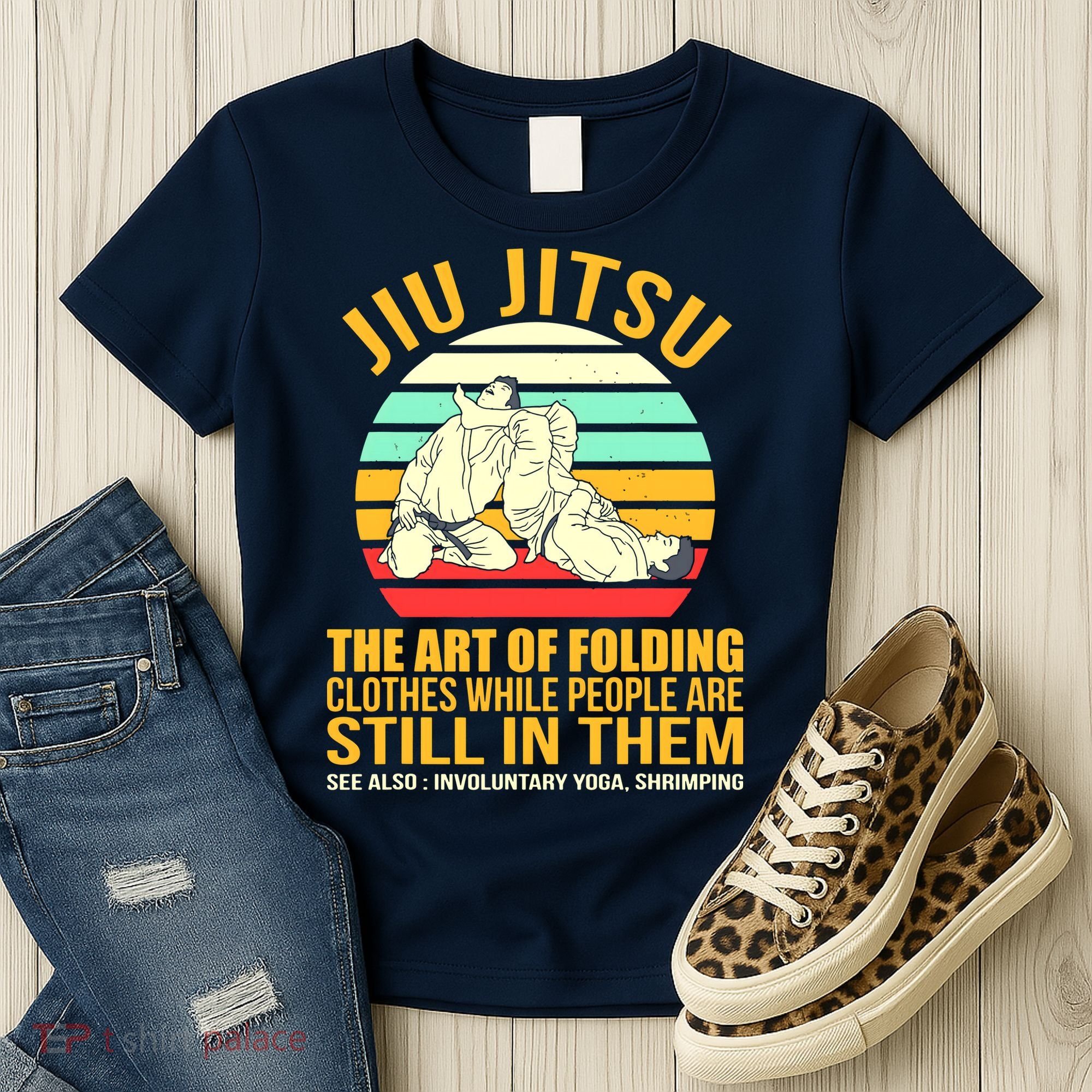 Jiu Jitsu Shirts Art Of Folding Clothes BJJ MMA Jujitsu Women's T-Shirt