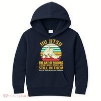Jiu Jitsu Shirts Art Of Folding Clothes BJJ MMA Jujitsu Kids Hoodie thumb 0