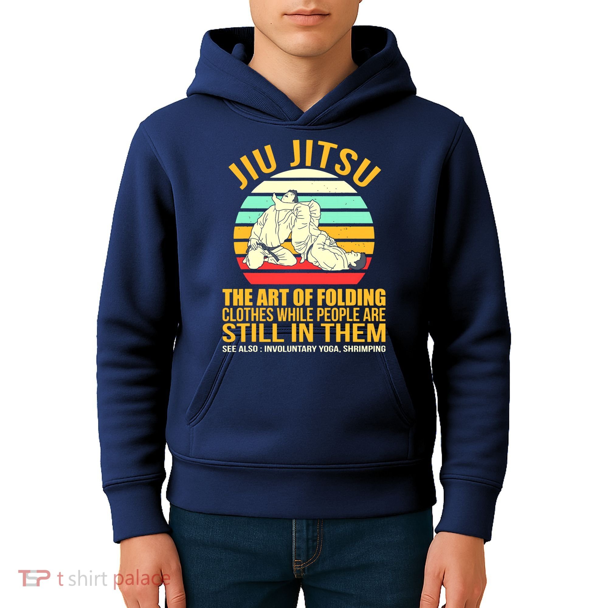 Jiu Jitsu Shirts Art Of Folding Clothes BJJ MMA Jujitsu Kids Hoodie