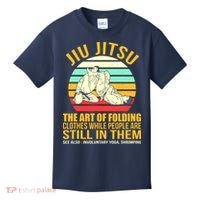 Jiu Jitsu Shirts Art Of Folding Clothes BJJ MMA Jujitsu Kids T-Shirt thumb 0