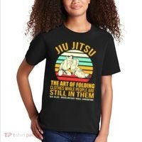 Jiu Jitsu Shirts Art Of Folding Clothes BJJ MMA Jujitsu Kids T-Shirt thumb 2