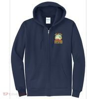 Jiu Jitsu Shirts Art Of Folding Clothes BJJ MMA Jujitsu Full Zip Hoodie thumb 0