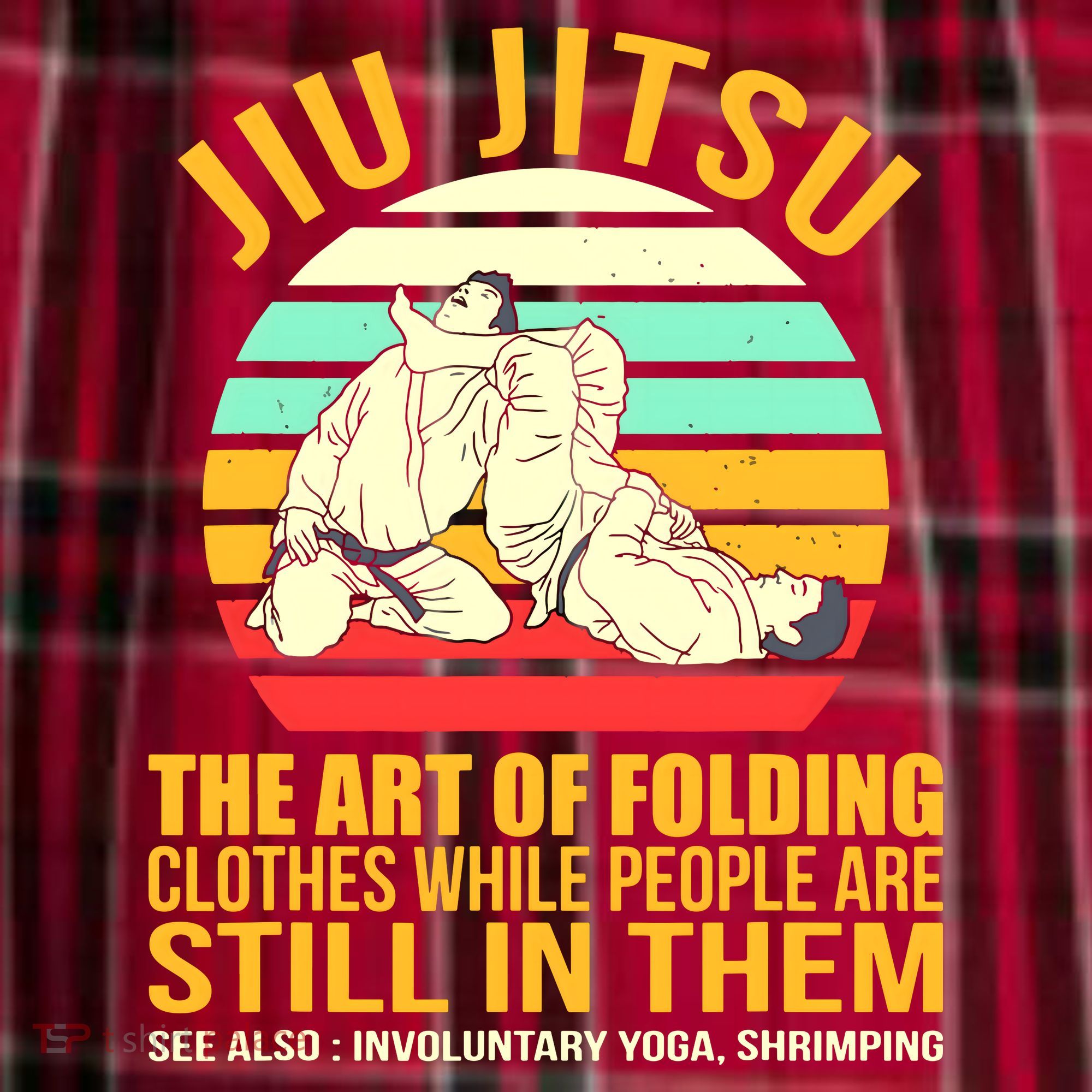 Jiu Jitsu Shirts Art Of Folding Clothes BJJ MMA Jujitsu Men's Flannel Plaid Pajama Pants