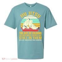Jiu Jitsu Shirts Art Of Folding Clothes BJJ MMA Jujitsu Sueded Cloud Jersey T-Shirt thumb 0