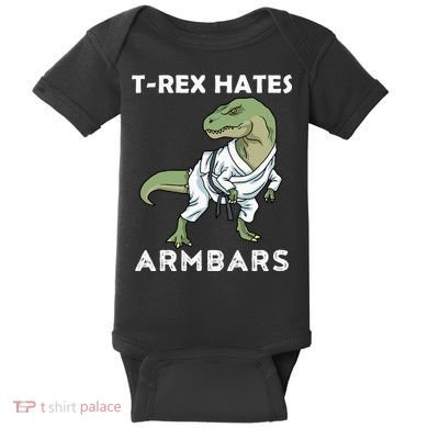 Jiu Jitsu TRex Trex BJJ MMA Jujitsu  Baby Bodysuit