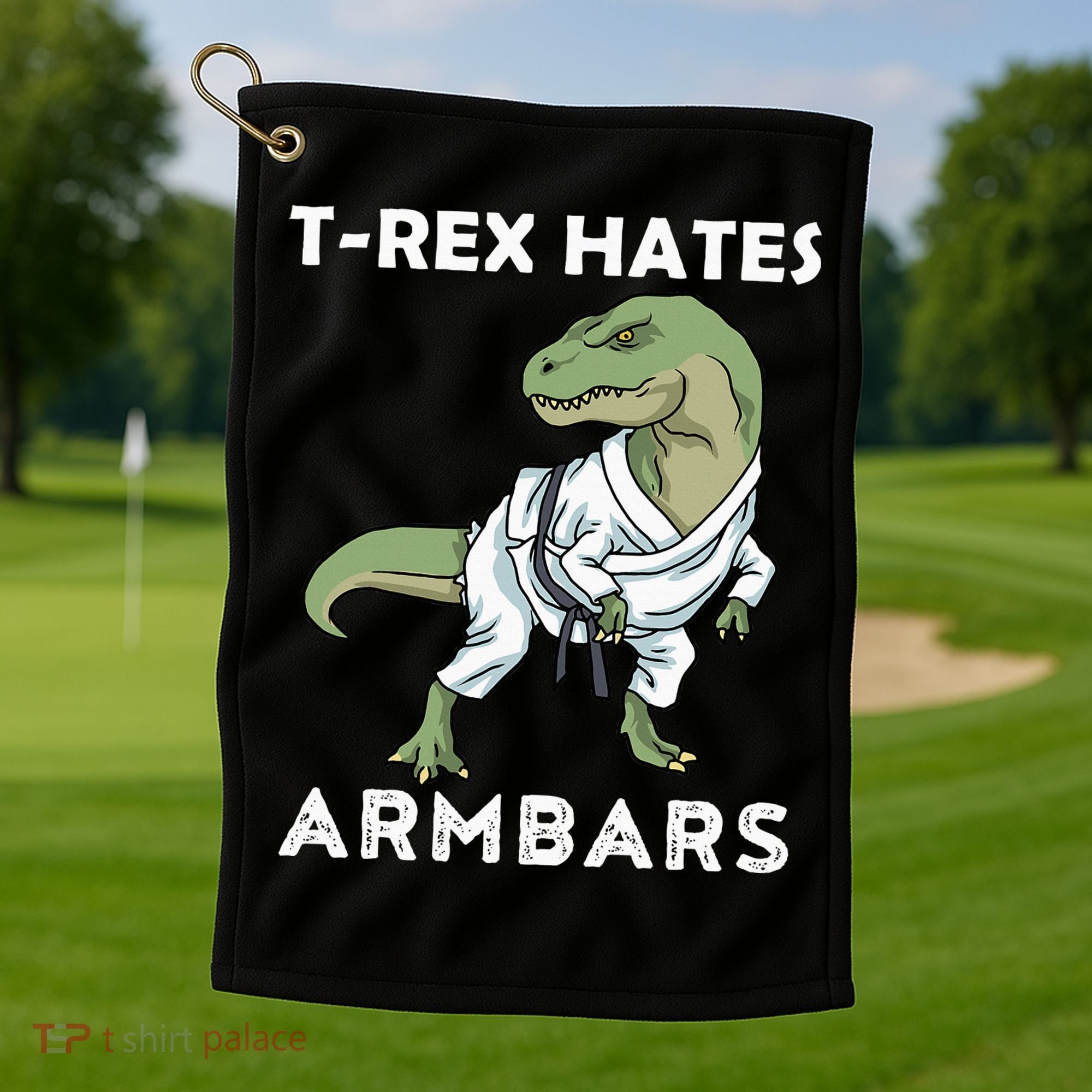 Jiu Jitsu TRex Trex BJJ MMA Jujitsu  Golf Towel