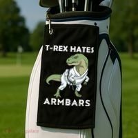 Jiu Jitsu TRex Trex BJJ MMA Jujitsu  Golf Towel thumb 2