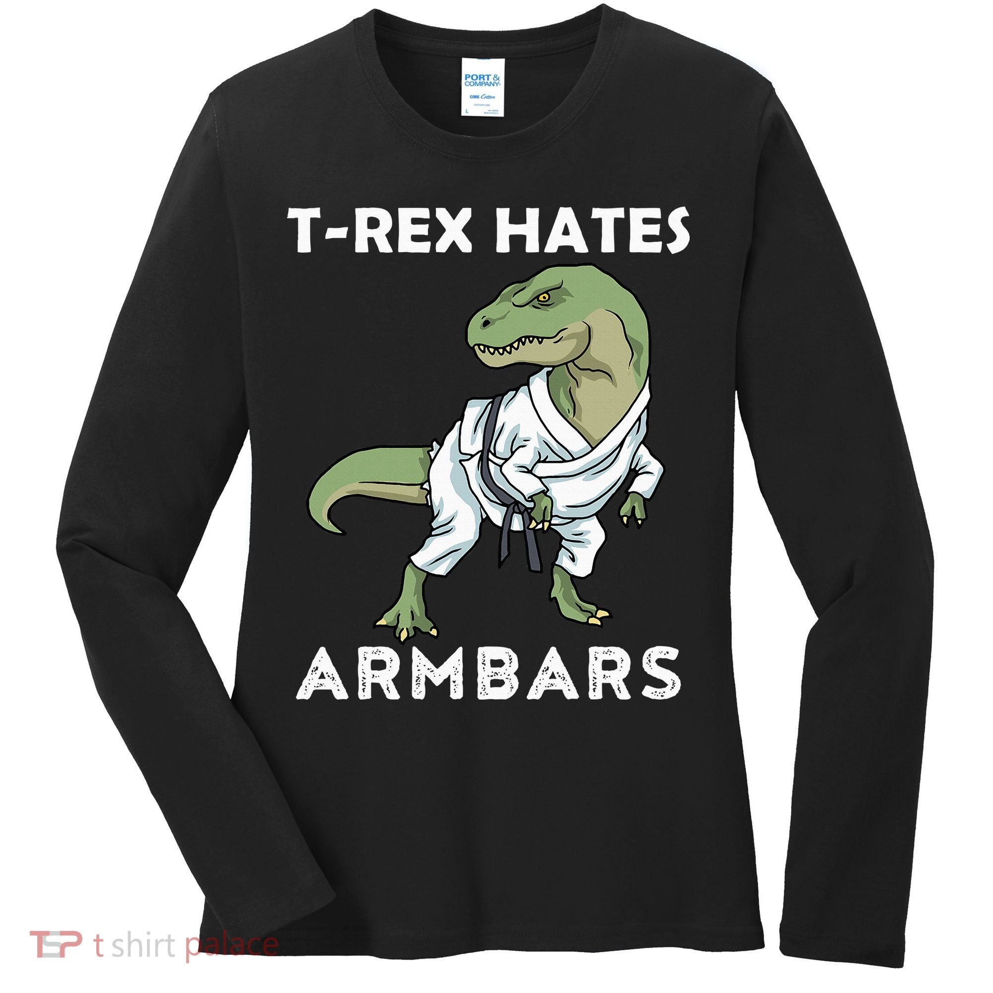 Jiu Jitsu TRex Trex BJJ MMA Jujitsu  Women's Long Sleeve Shirt