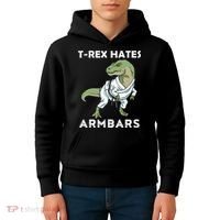 Jiu Jitsu TRex Trex BJJ MMA Jujitsu  Kids Hoodie thumb 4