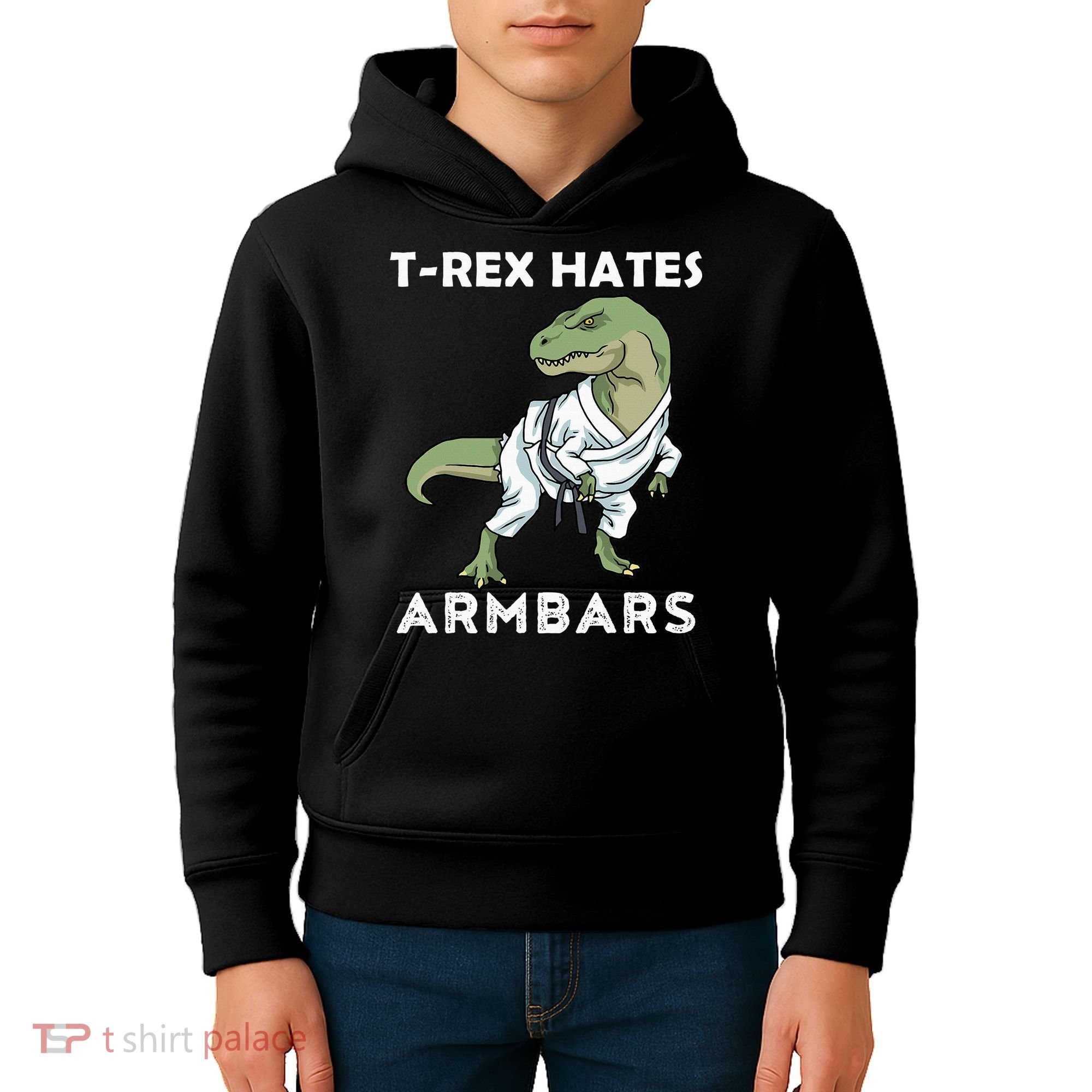 Jiu Jitsu TRex Trex BJJ MMA Jujitsu  Kids Hoodie