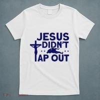 Jiu Jitsu Vintage Jesus DidnT Tap Out T-Shirt thumb 5
