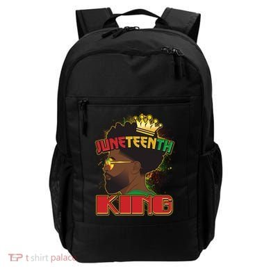 Juneteenth King Black African American Man Afro Backpack