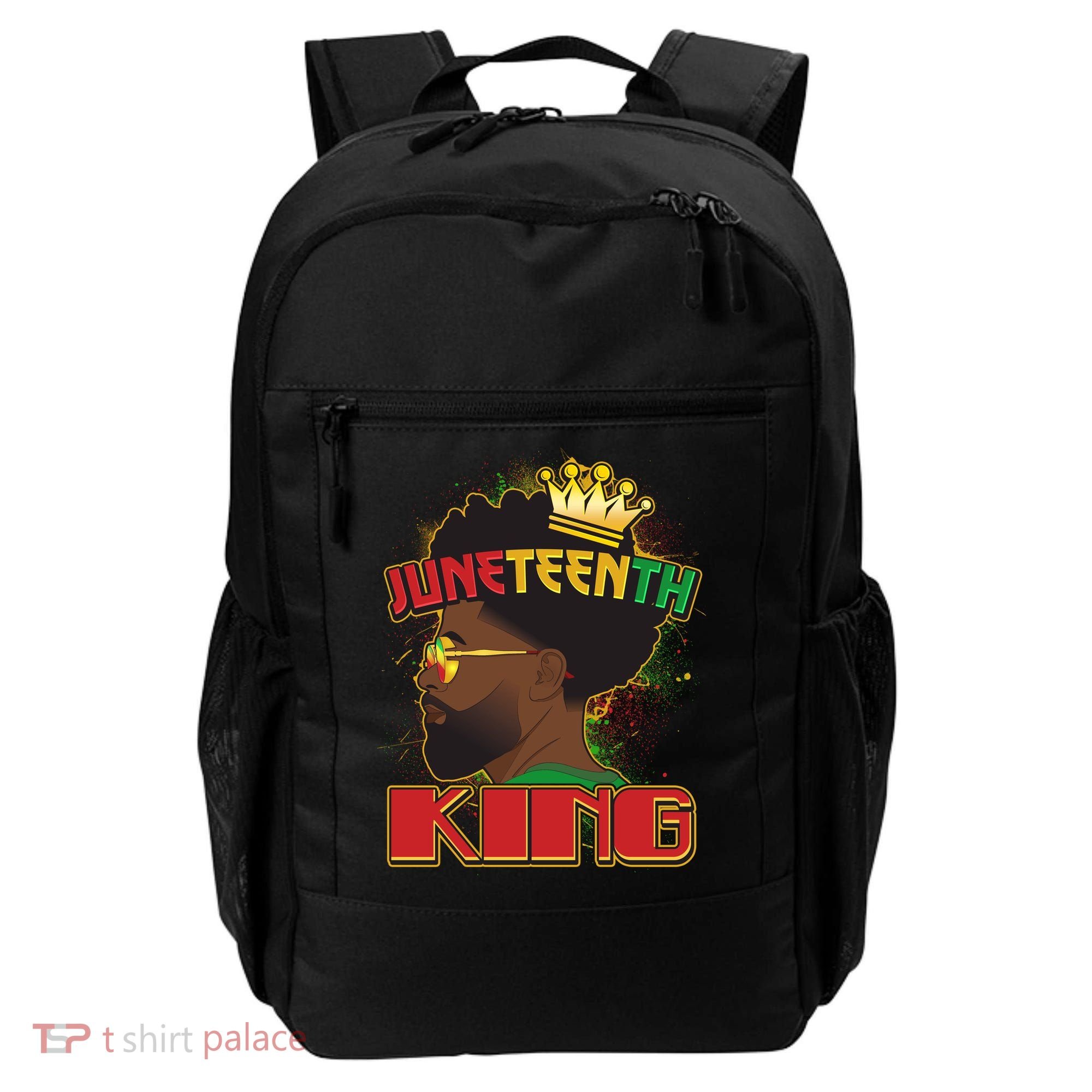 Juneteenth King Black African American Man Afro Backpack