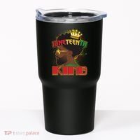 Juneteenth King Black African American Man Afro Tumbler thumb 0