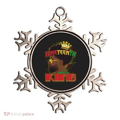 Juneteenth King Black African American Man Afro Ornament