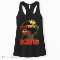 Juneteenth King Black African American Man Afro Women's Tank Top thumb 0
