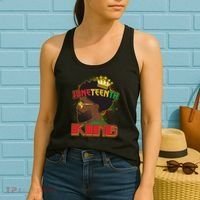 Juneteenth King Black African American Man Afro Women's Tank Top thumb 2