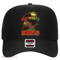 Juneteenth King Black African American Man Afro Hat thumb 0