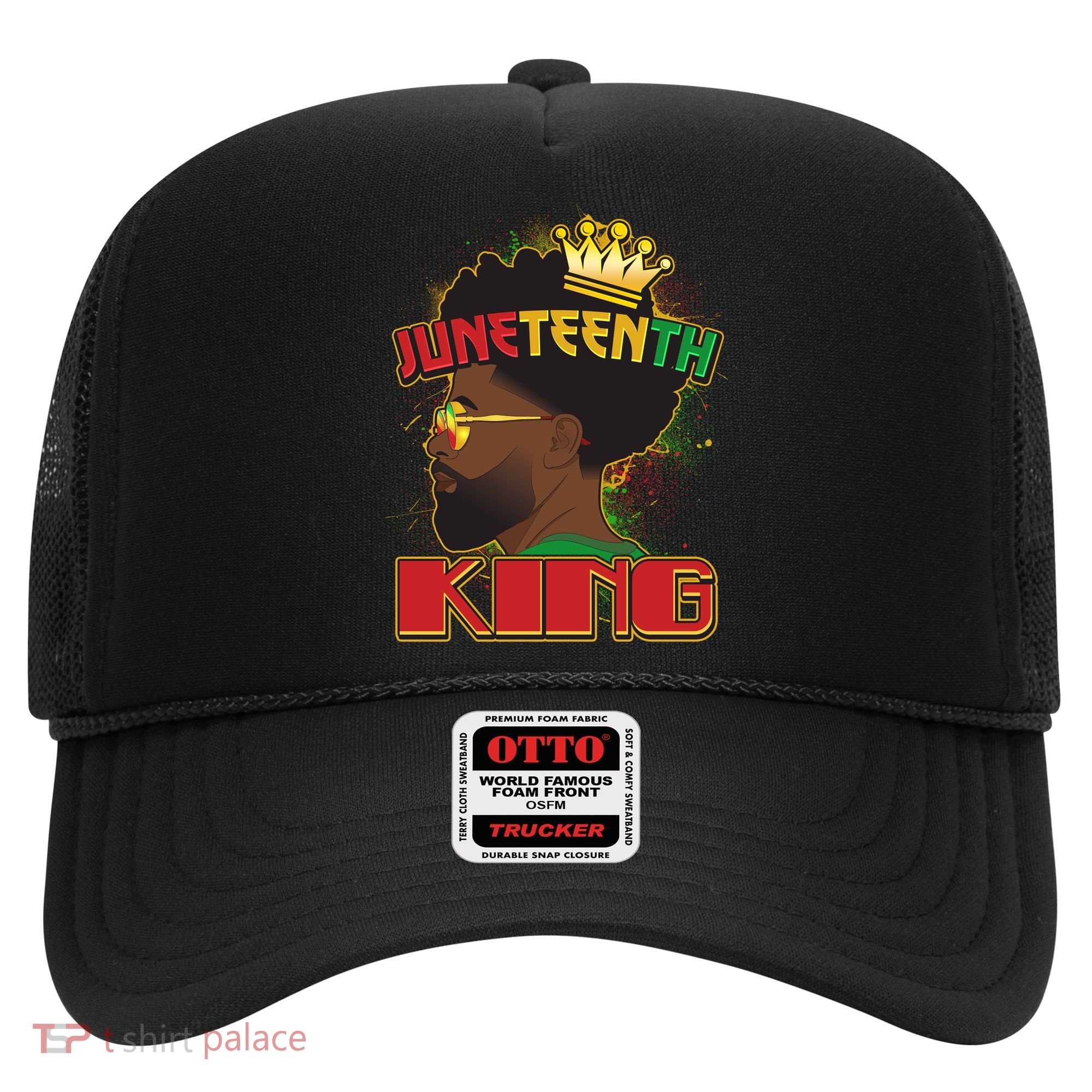Juneteenth King Black African American Man Afro Hat