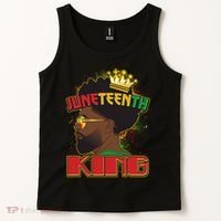 Juneteenth King Black African American Man Afro Tank Top thumb 2