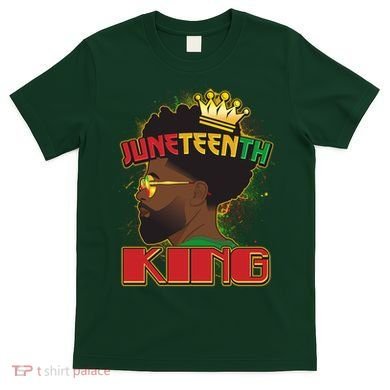 Juneteenth King Black African American Man Afro T-Shirt