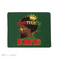 Juneteenth King Black African American Man Afro Mousepad thumb 0