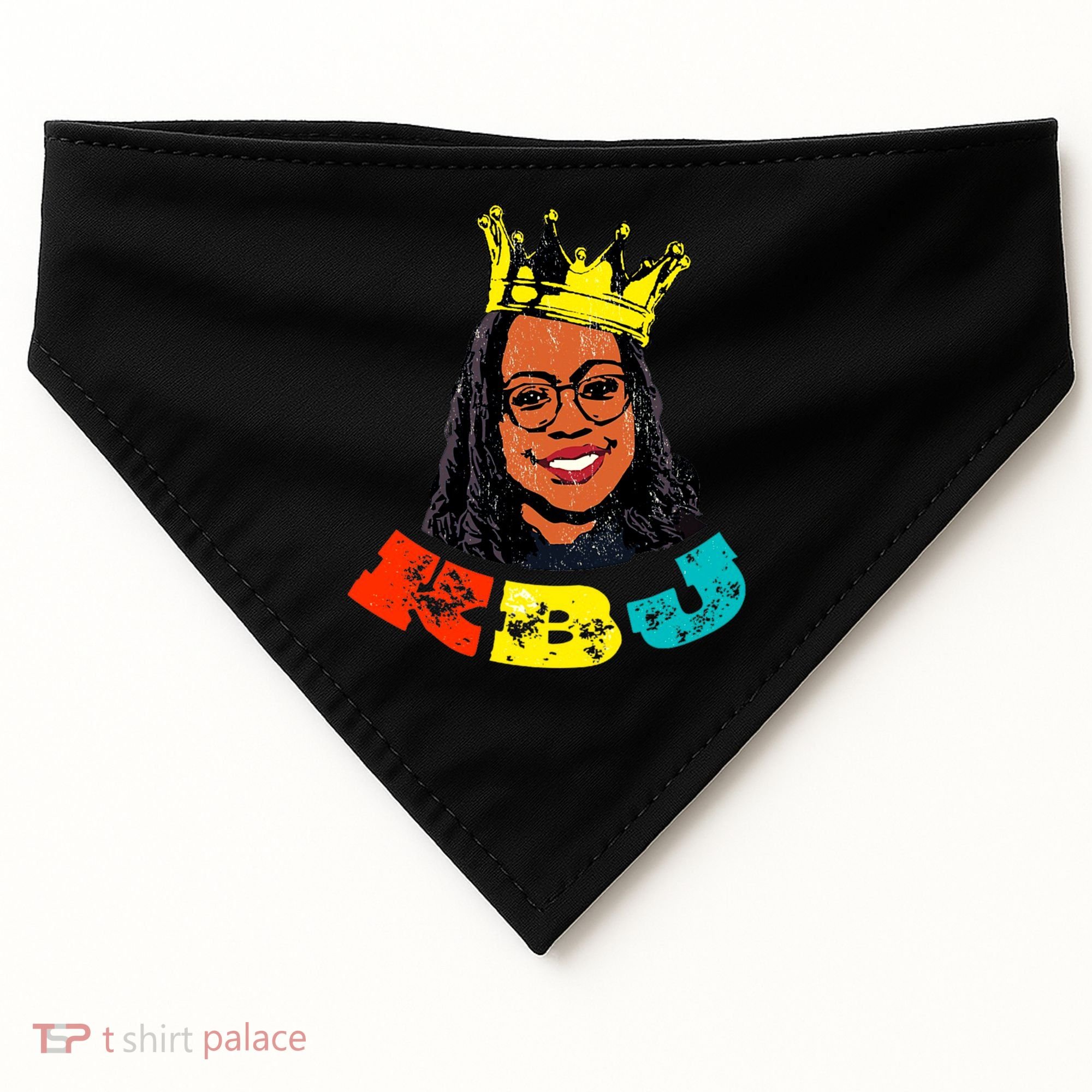Judge Ketanji Brown Jackson Black Girl Magic Supreme Court USA-Made Doggie Bandana