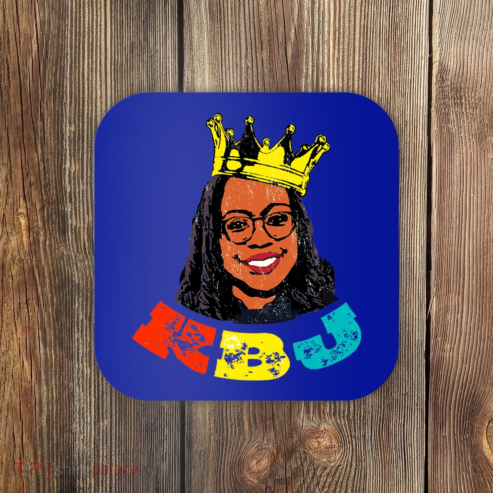 Judge Ketanji Brown Jackson Black Girl Magic Supreme Court Coaster