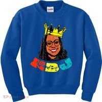 Judge Ketanji Brown Jackson Black Girl Magic Supreme Court Kids Sweatshirt thumb 0