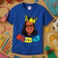Judge Ketanji Brown Jackson Black Girl Magic Supreme Court Kids T-Shirt thumb 3