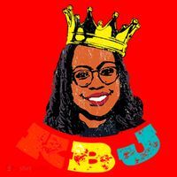 Judge Ketanji Brown Jackson Black Girl Magic Supreme Court Santa Hat thumb 1