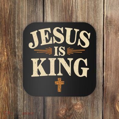 Jesus King Christian Best Godson Ever Coaster