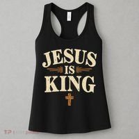 Jesus King Christian Best Godson Ever Women's Tank Top thumb 3