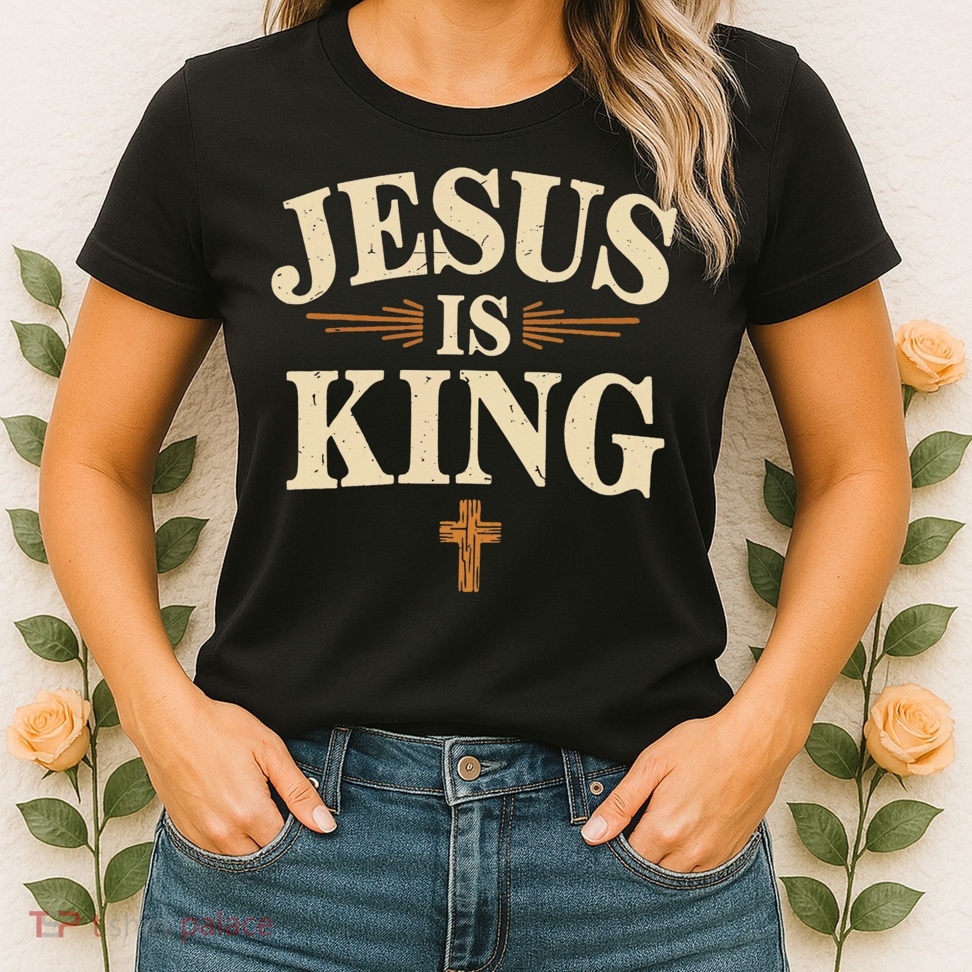 Jesus King Christian Best Godson Ever Women's T-Shirt