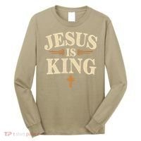 Jesus King Christian Best Godson Ever Long Sleeve Shirt thumb 0