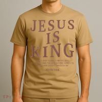 Jesus King Christian Teen Girl God Good Son Brother T-Shirt thumb 3