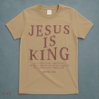 Jesus King Christian Teen Girl God Good Son Brother T-Shirt thumb 5
