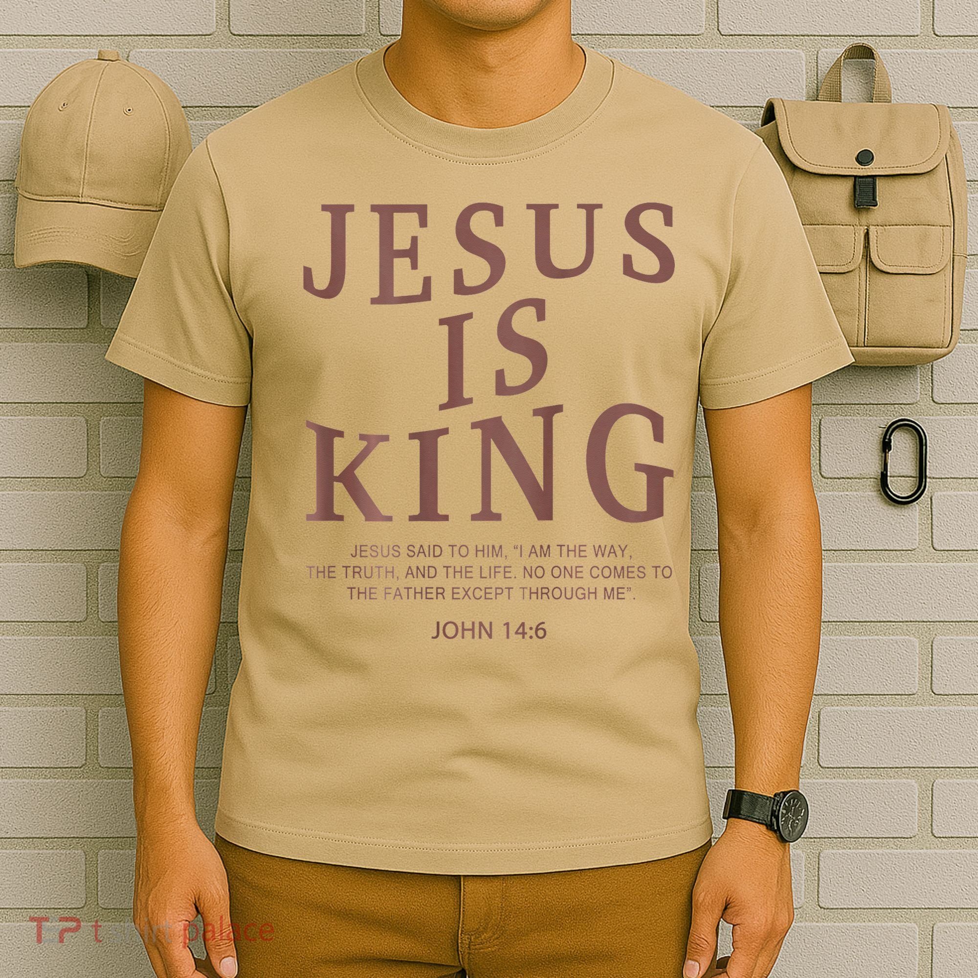 Jesus King Christian Teen Girl God Good Son Brother T-Shirt