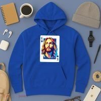 Jesus King Card Christian Hoodie thumb 3