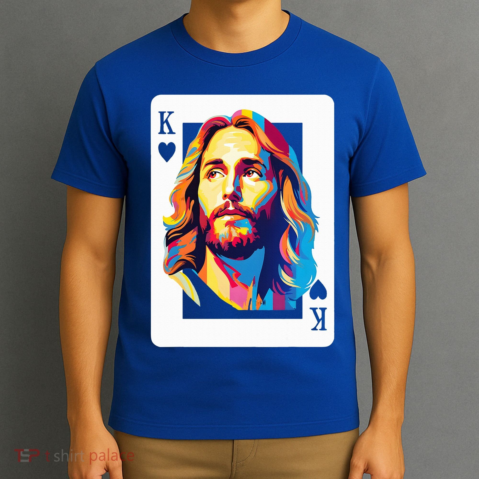 Jesus King Card Christian T-Shirt