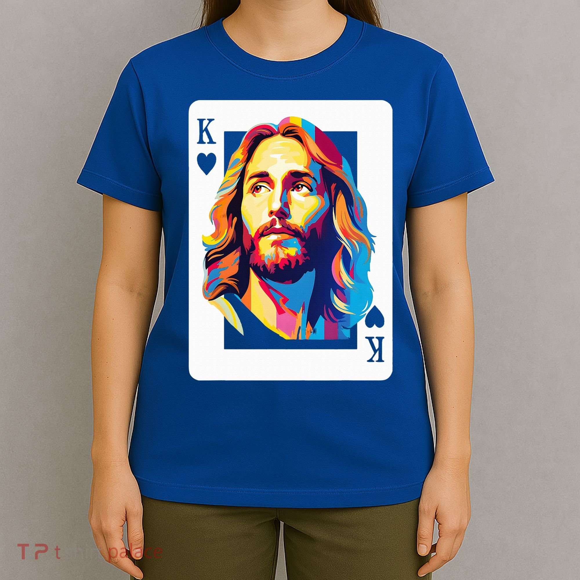 Jesus King Card Christian T-Shirt
