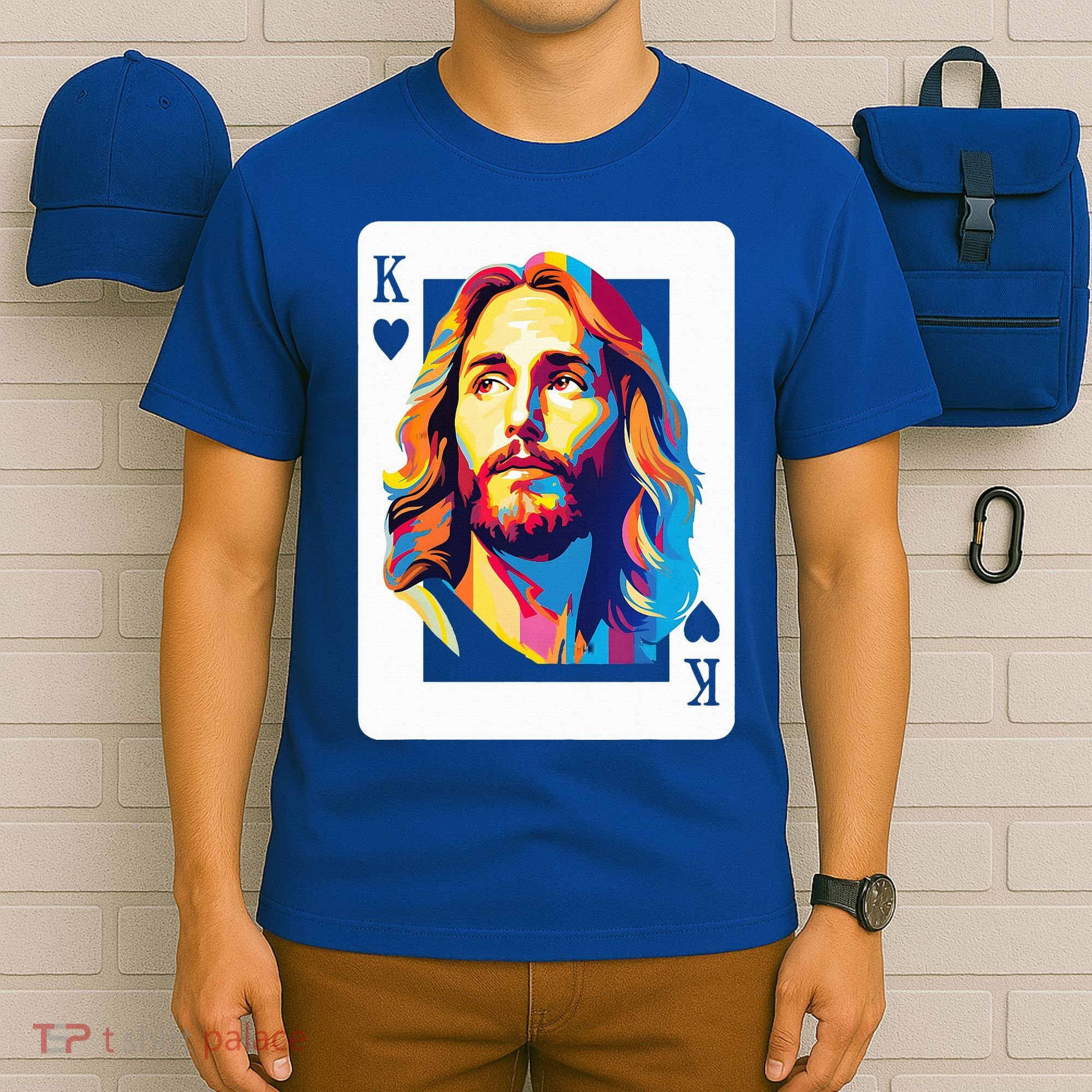 Jesus King Card Christian T-Shirt