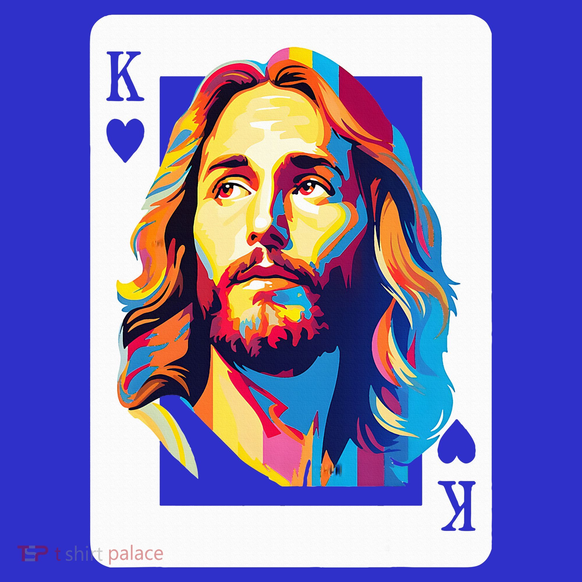 Jesus King Card Christian Coaster