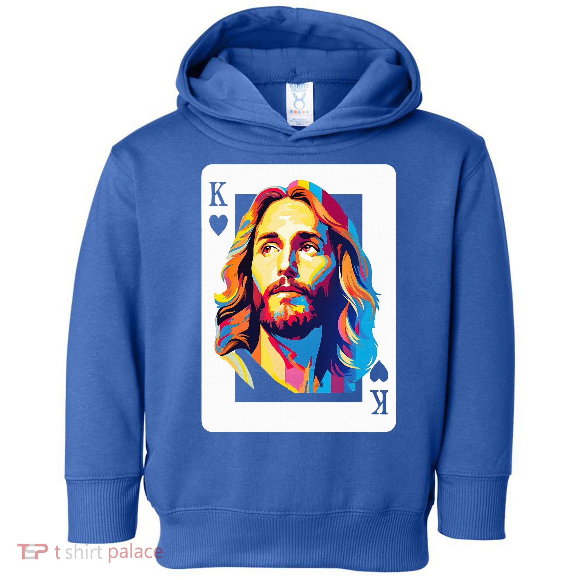 Jesus King Card Christian Toddler Hoodie