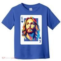 Jesus King Card Christian Toddler T-Shirt thumb 0