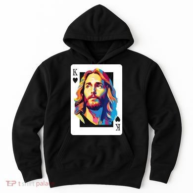 Jesus King Card Christian Hoodie