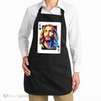 Jesus King Card Christian Apron thumb 2