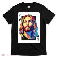 Jesus King Card Christian T-Shirt thumb 0