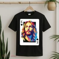 Jesus King Card Christian T-Shirt thumb 2