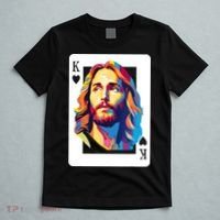 Jesus King Card Christian T-Shirt thumb 5